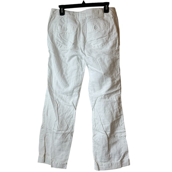 Converse | White | Linen Pants | Size 6 - Picture 2 of 6